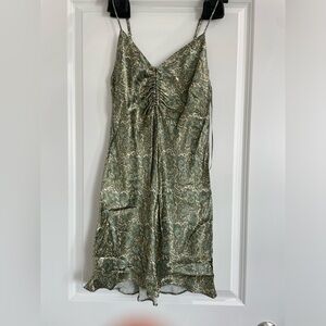 Zara satin effects dress